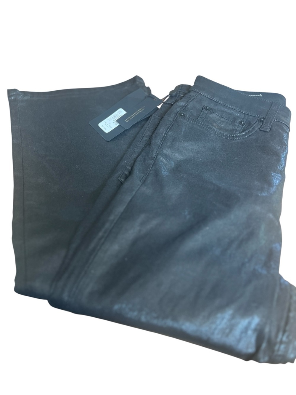 Rag & Bone black shiny Flare style size 27 NWT